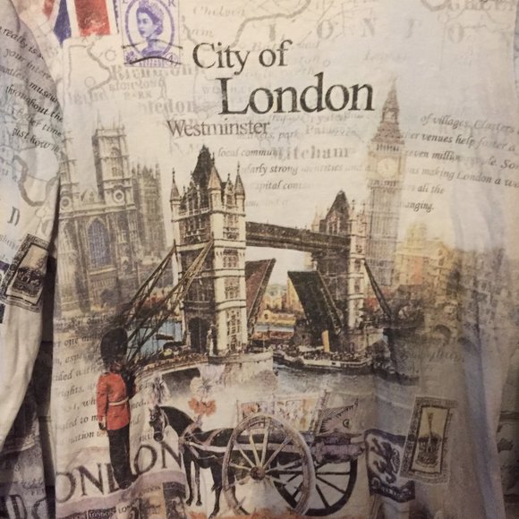 City of London Women's Long Sleeve Tee Size L - Picture 5 of 6